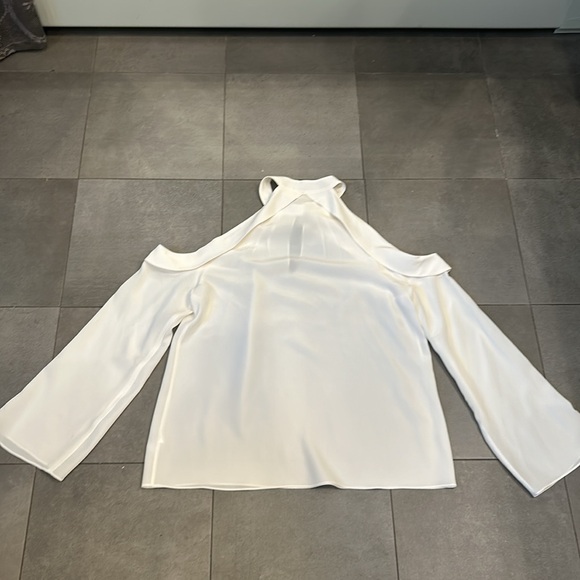 Ramy Brook Cold Shoulder Silk Blouse - Picture 4 of 10